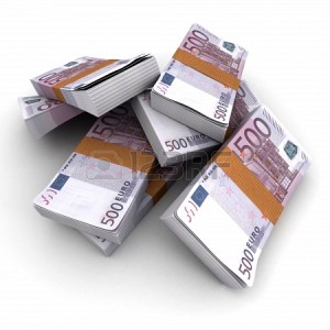 Billetes de 500 euros en circulación